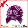 Purple POM-POM Pull Bow for Birthday Gift Packaging